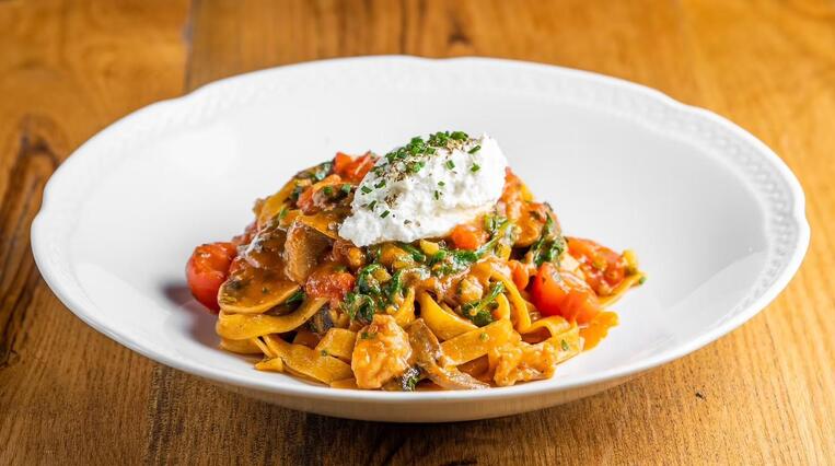 Tagliatelle Verdure E Ricotta